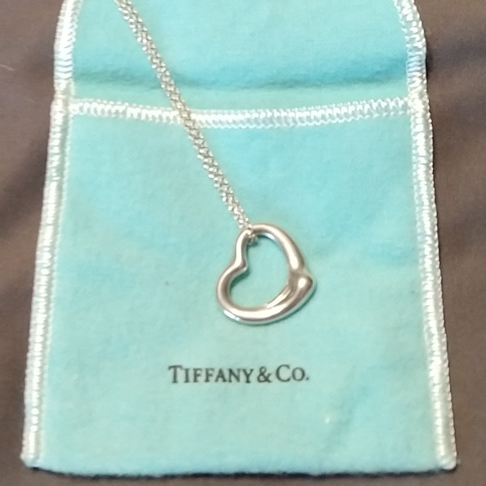 Tiffany & Co. Open Heart Necklace